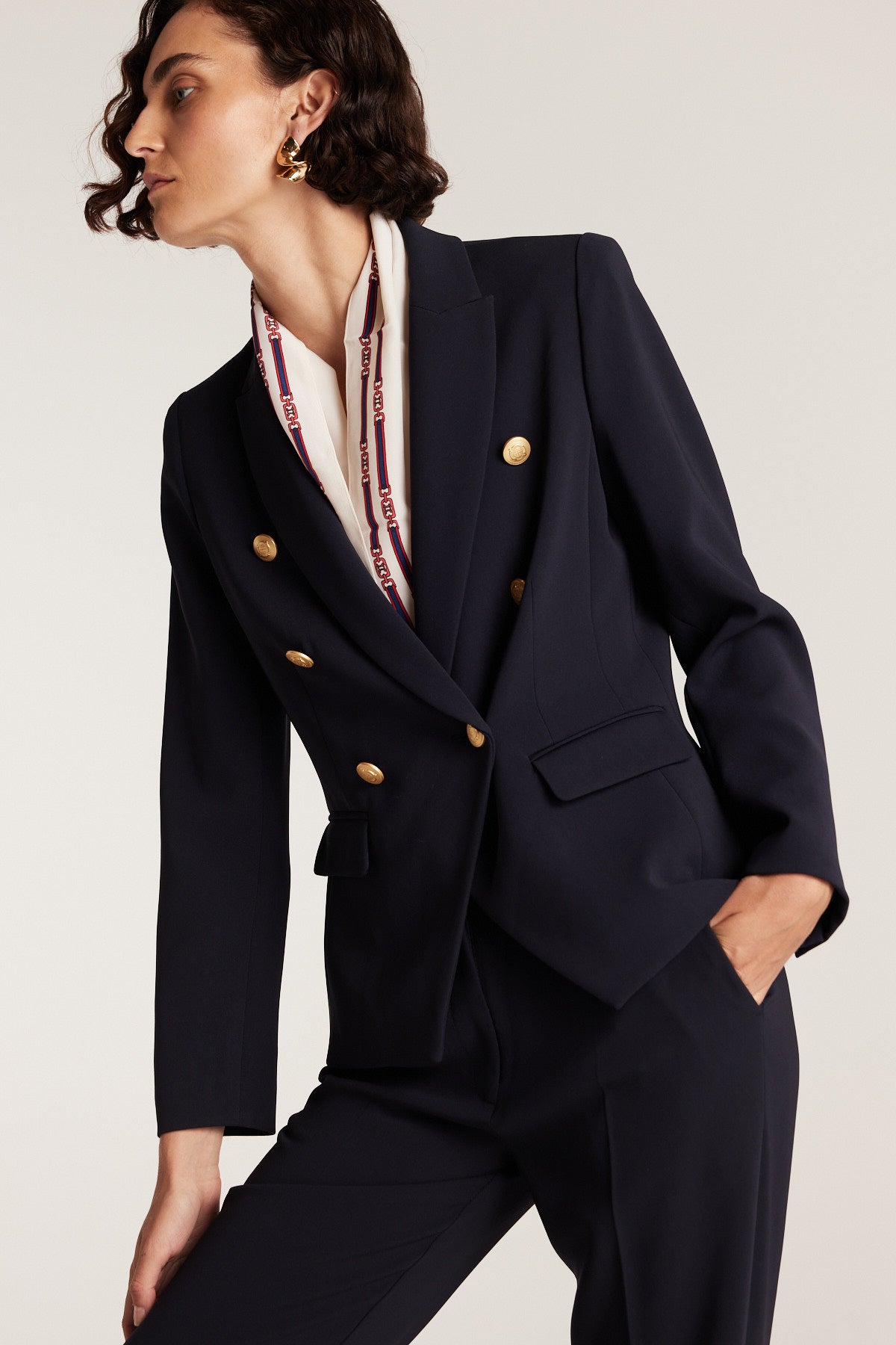Britt Jacket - Navy-Perri Cutten