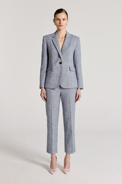 Hilda Jacket - Navy/White-Perri Cutten
