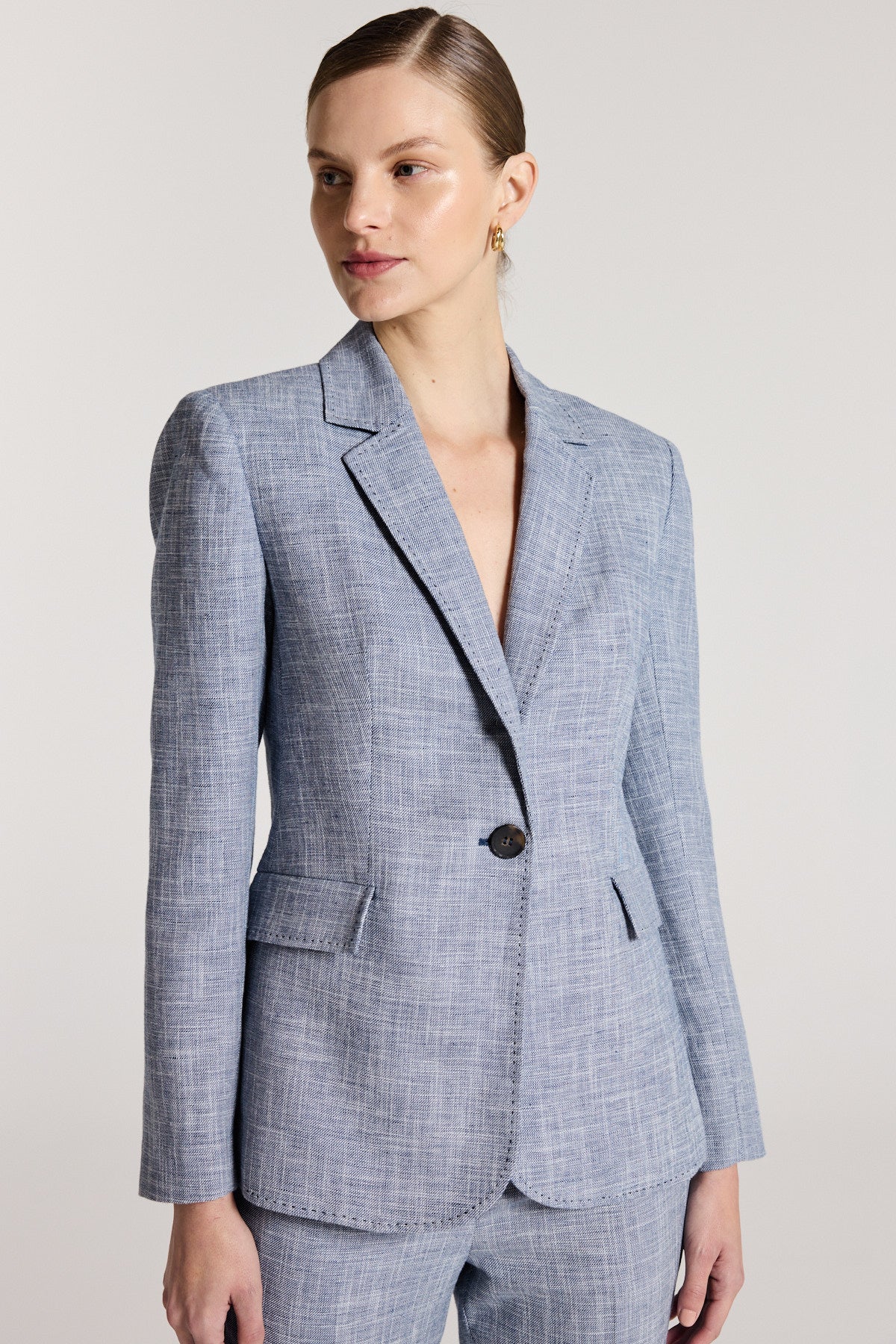 Hilda Jacket - Navy/White-Perri Cutten