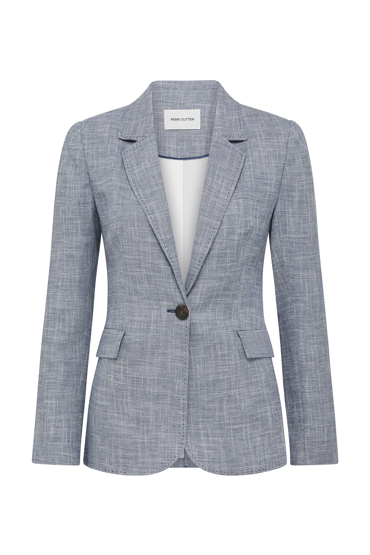 Hilda Jacket - Navy/White-Perri Cutten