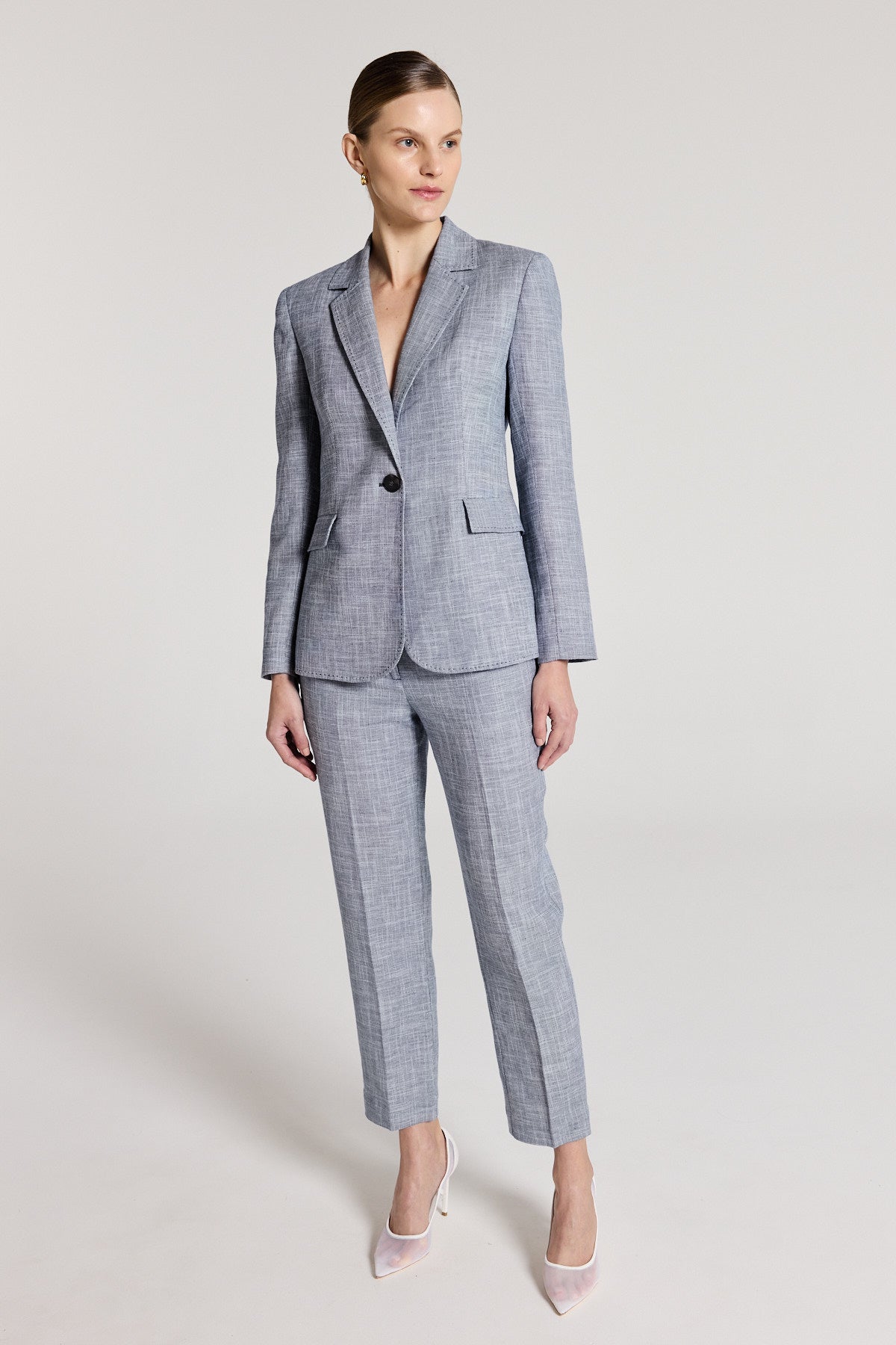 Hilda Jacket - Navy/White-Perri Cutten