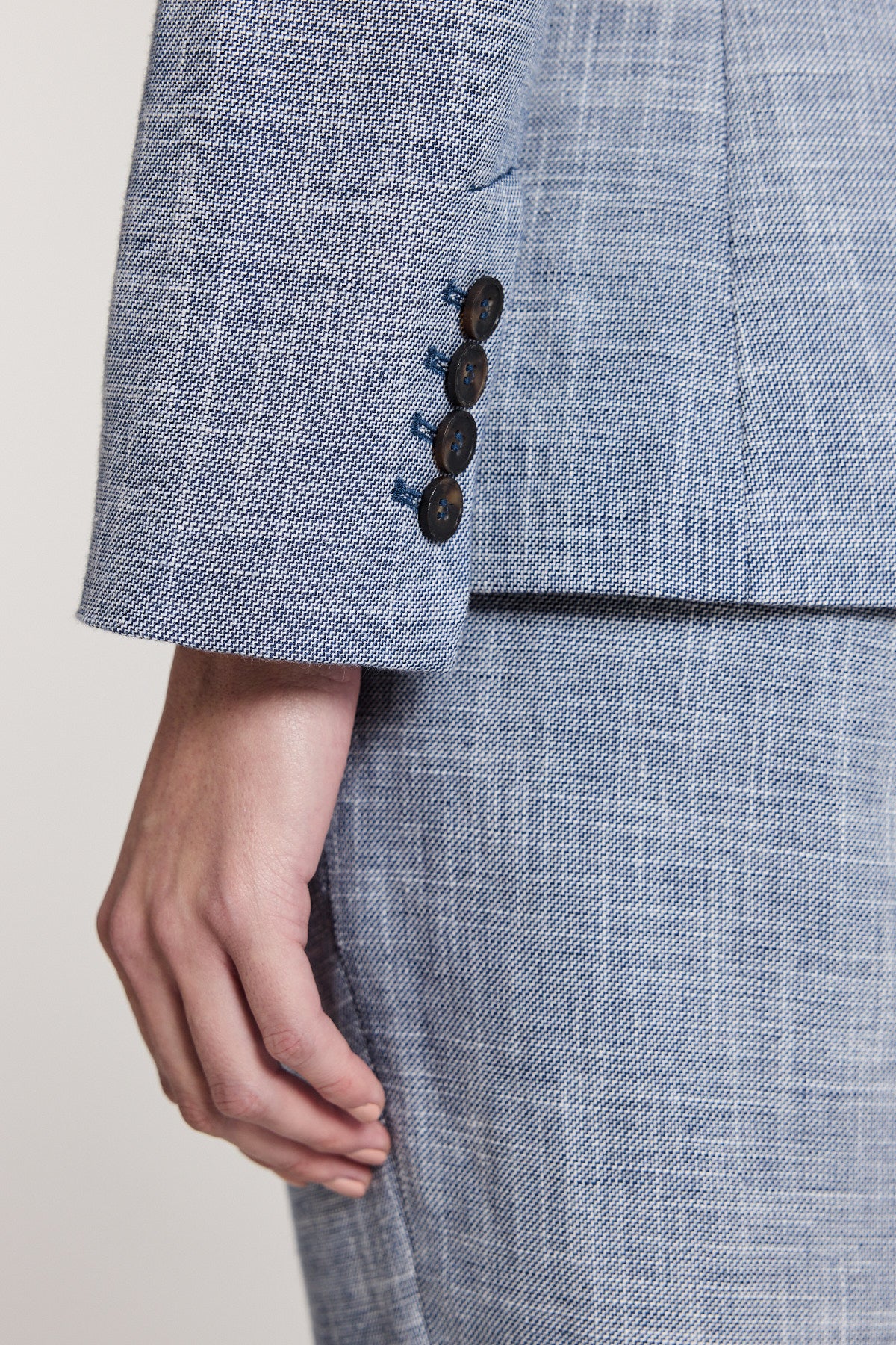 Hilda Jacket - Navy/White-Perri Cutten