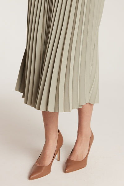 Pleat Skirt - Sage-Perri Cutten