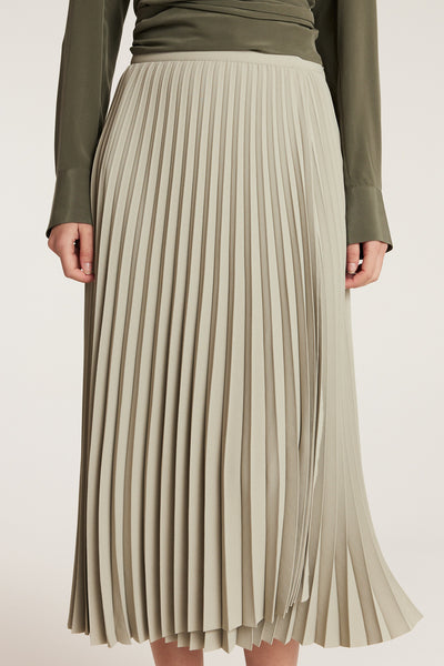 Pleat Skirt - Sage-Perri Cutten