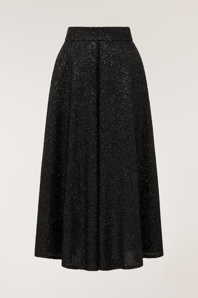 Scala Sparkle Skirt - Black-Perri Cutten