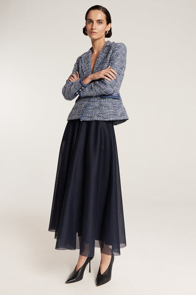 Statement Skirt - Navy-Perri Cutten