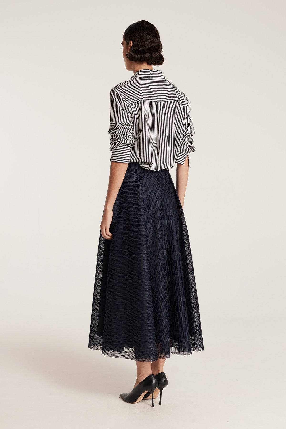 Statement Skirt - Navy-Perri Cutten