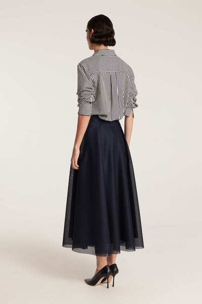 Statement Skirt - Navy-Perri Cutten