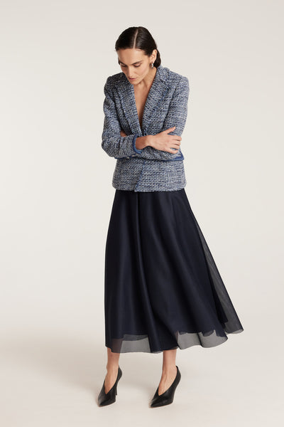 Statement Skirt - Navy-Perri Cutten