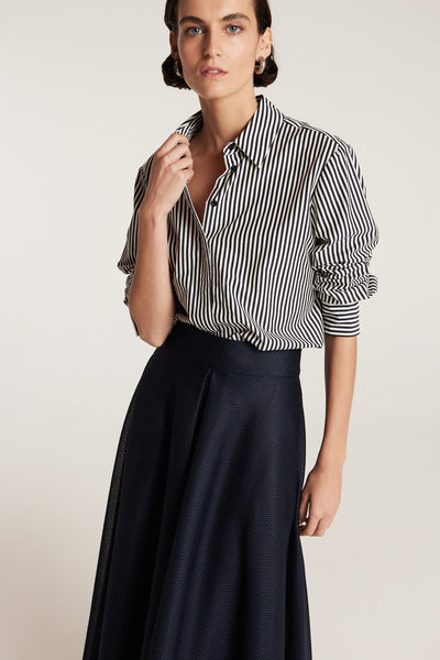 Statement Skirt - Navy-Perri Cutten
