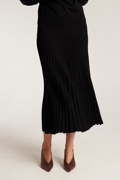 Fortuny Skirt - Black-Perri Cutten