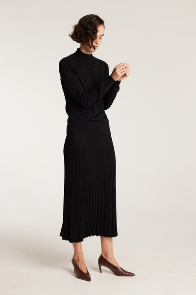 Fortuny Skirt - Black-Perri Cutten