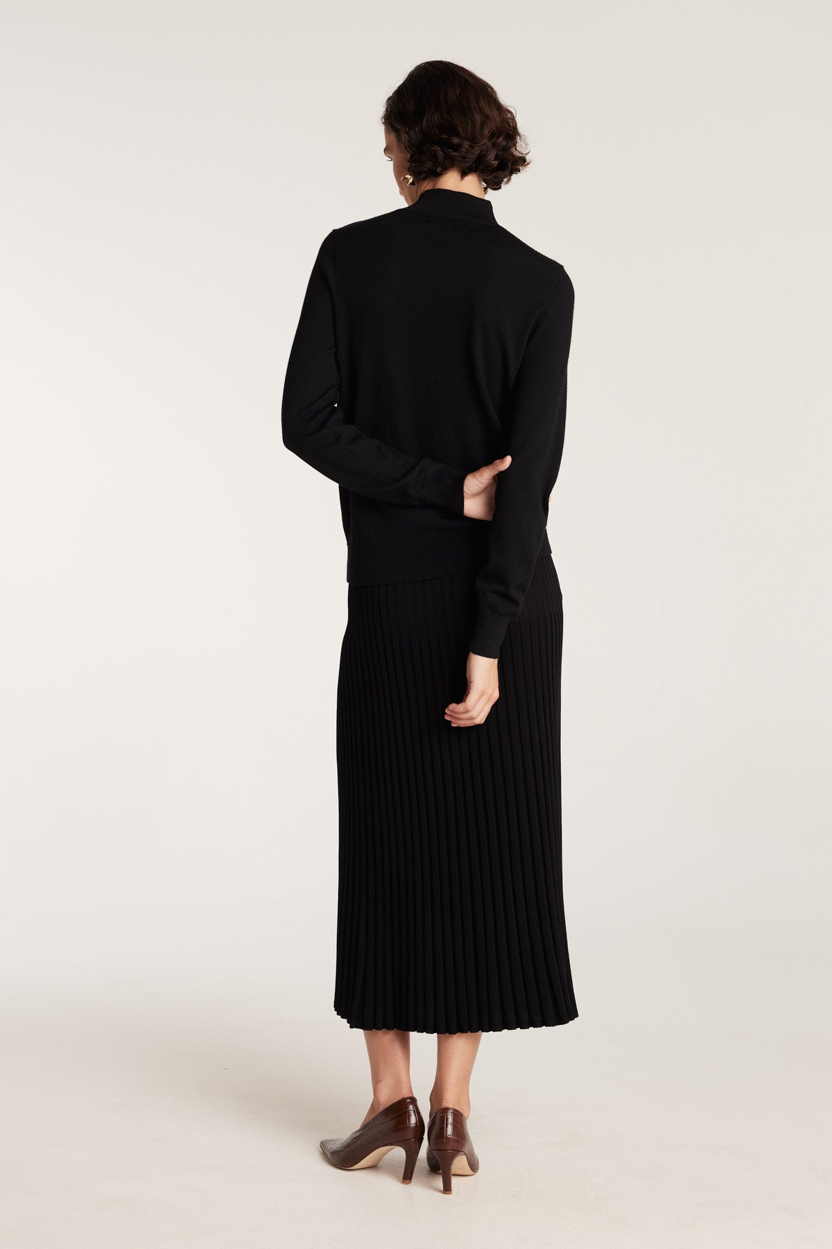 Fortuny Skirt - Black-Perri Cutten