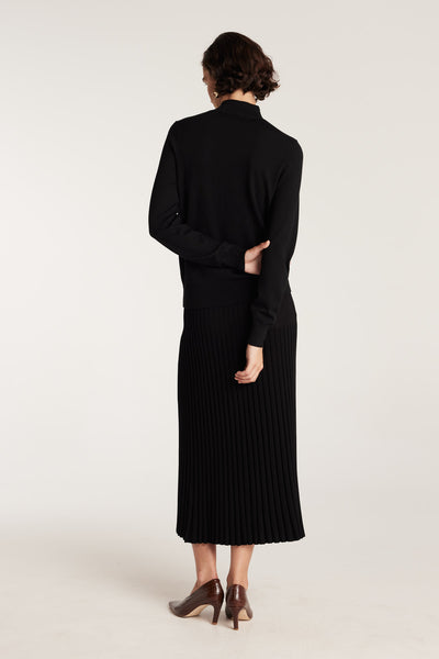 Fortuny Skirt - Black-Perri Cutten