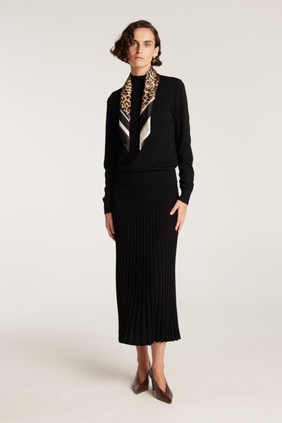 Fortuny Skirt - Black-Perri Cutten