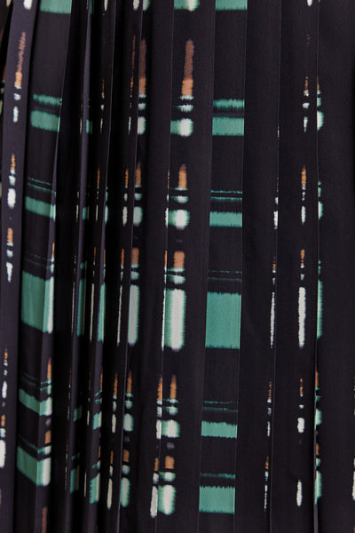 Tribeca Skirt - Black/Green-Perri Cutten
