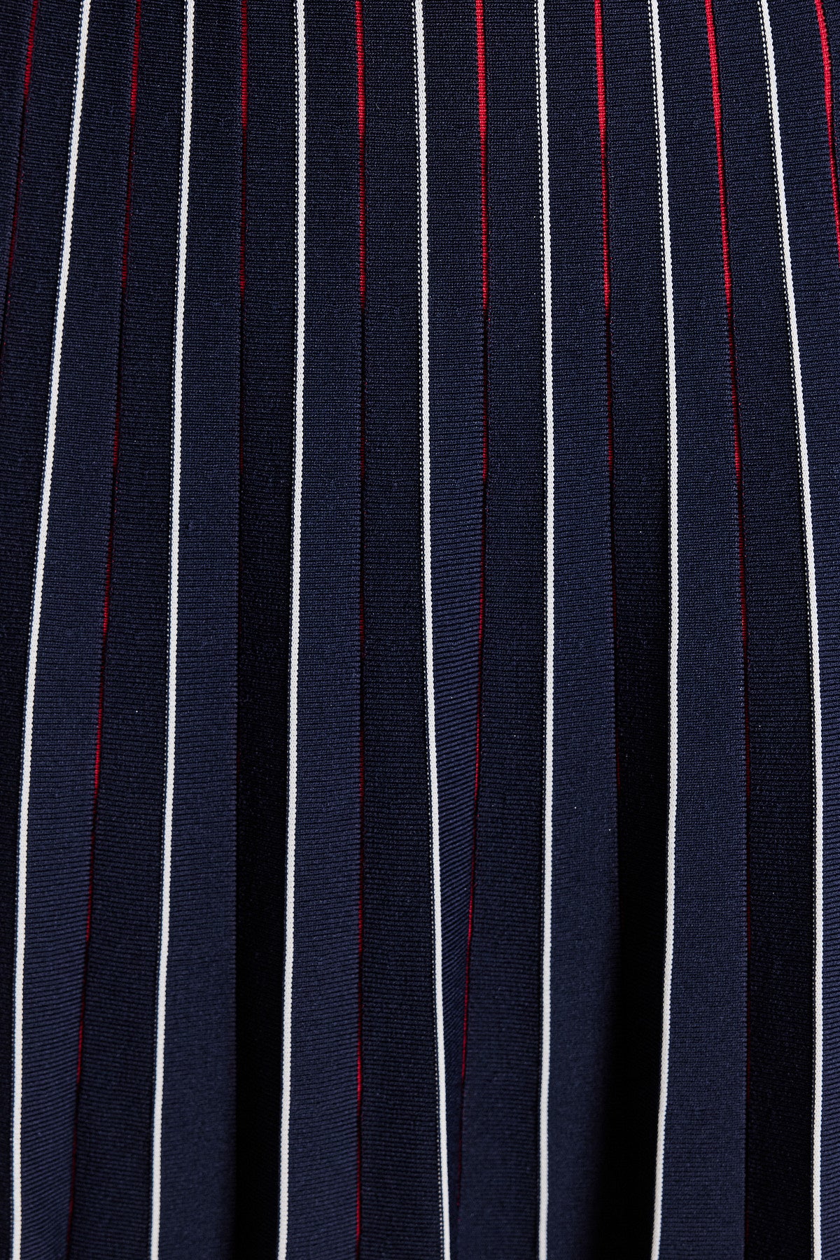 Gabriela Knit Skirt - Navy/White/Red-Perri Cutten