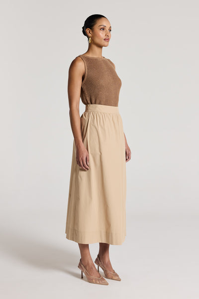 Jessa Maxi Skirt - Stone-Perri Cutten