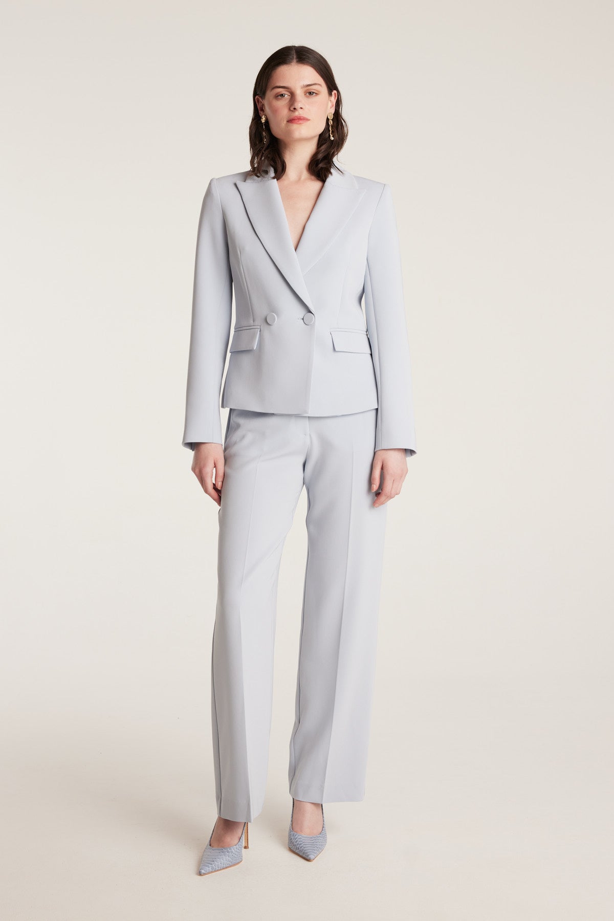 Manhattan Pant - Powder Blue-Perri Cutten