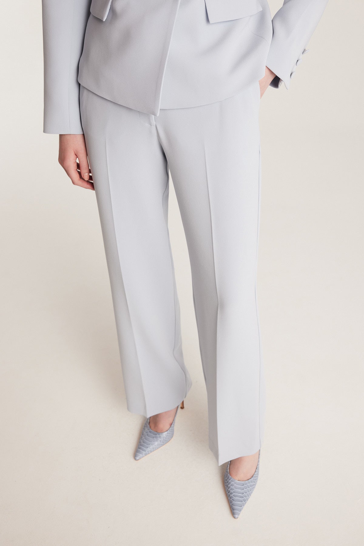 Manhattan Pant - Powder Blue-Perri Cutten