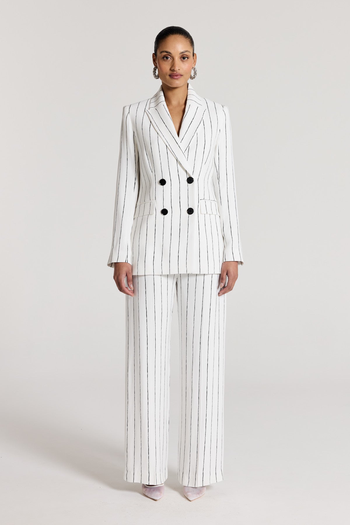 Cleo Pant - Ivory/Black-Perri Cutten