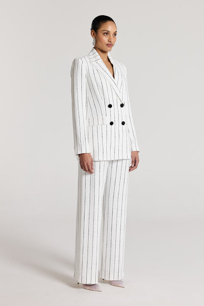 Cleo Pant - Ivory/Black-Perri Cutten