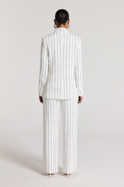 Cleo Pant - Ivory/Black-Perri Cutten