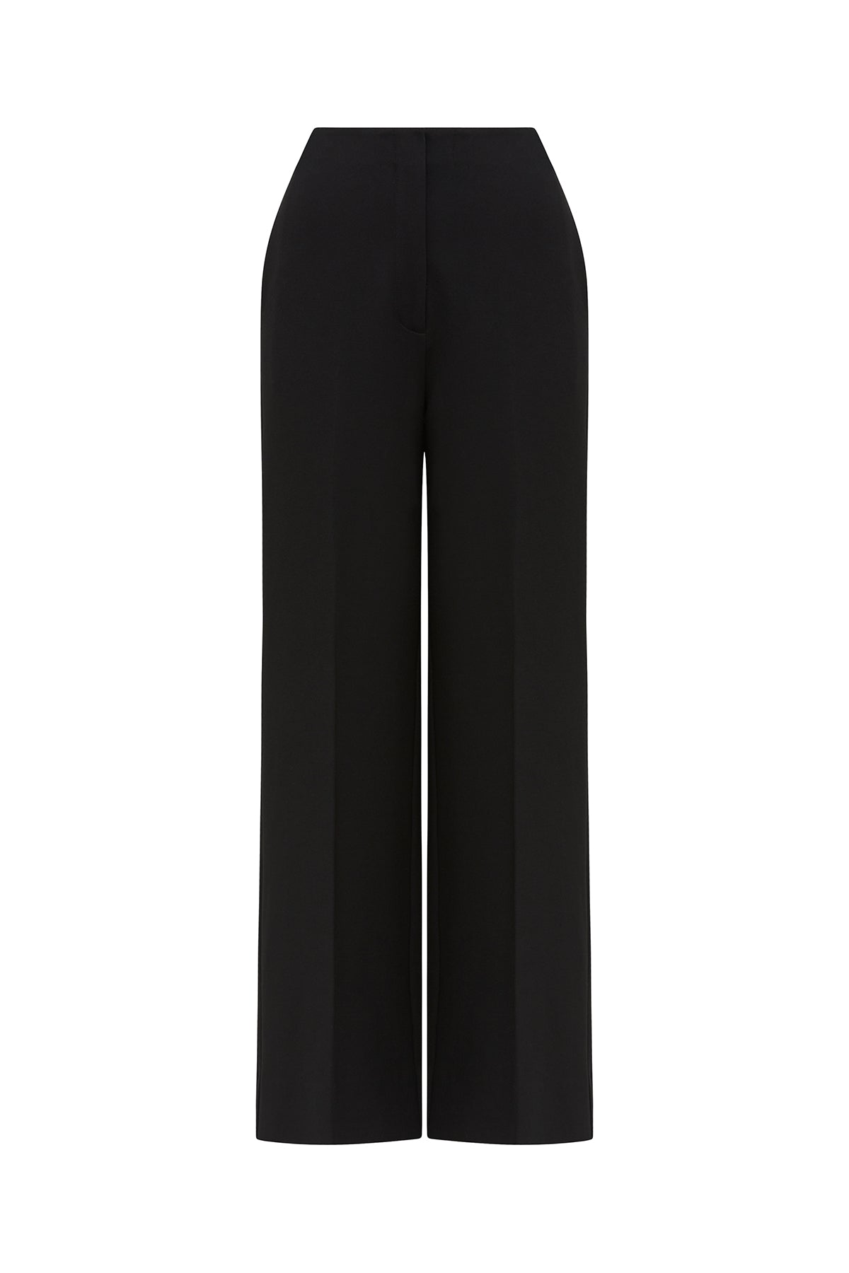 Stretch Wide Pant - Black-Perri Cutten