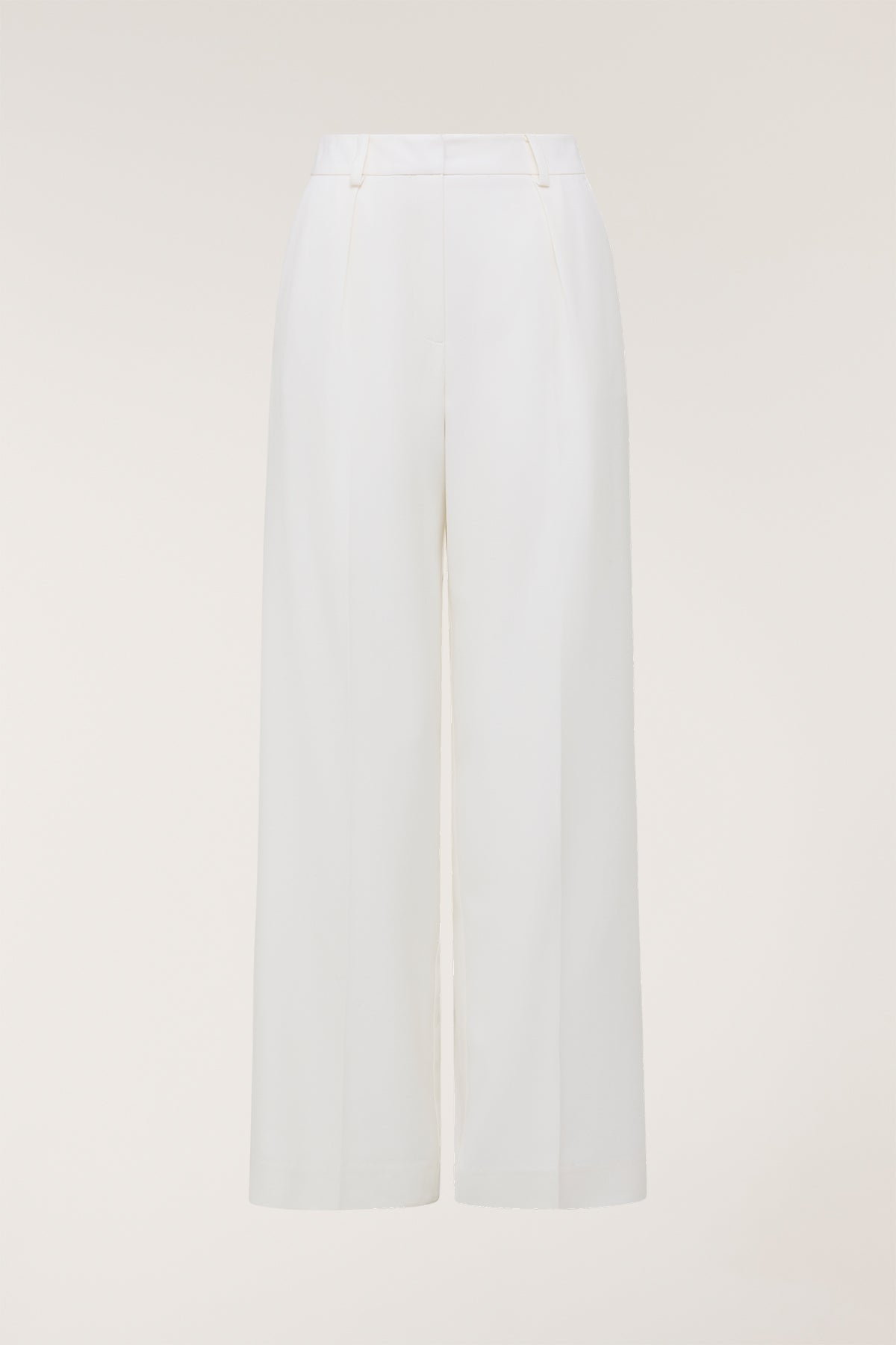 Classic Wool Pant - Winter White-Perri Cutten