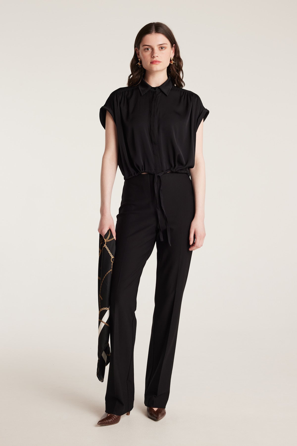 City Stretch Pant - Black-Perri Cutten