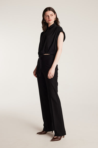 City Stretch Pant - Black-Perri Cutten