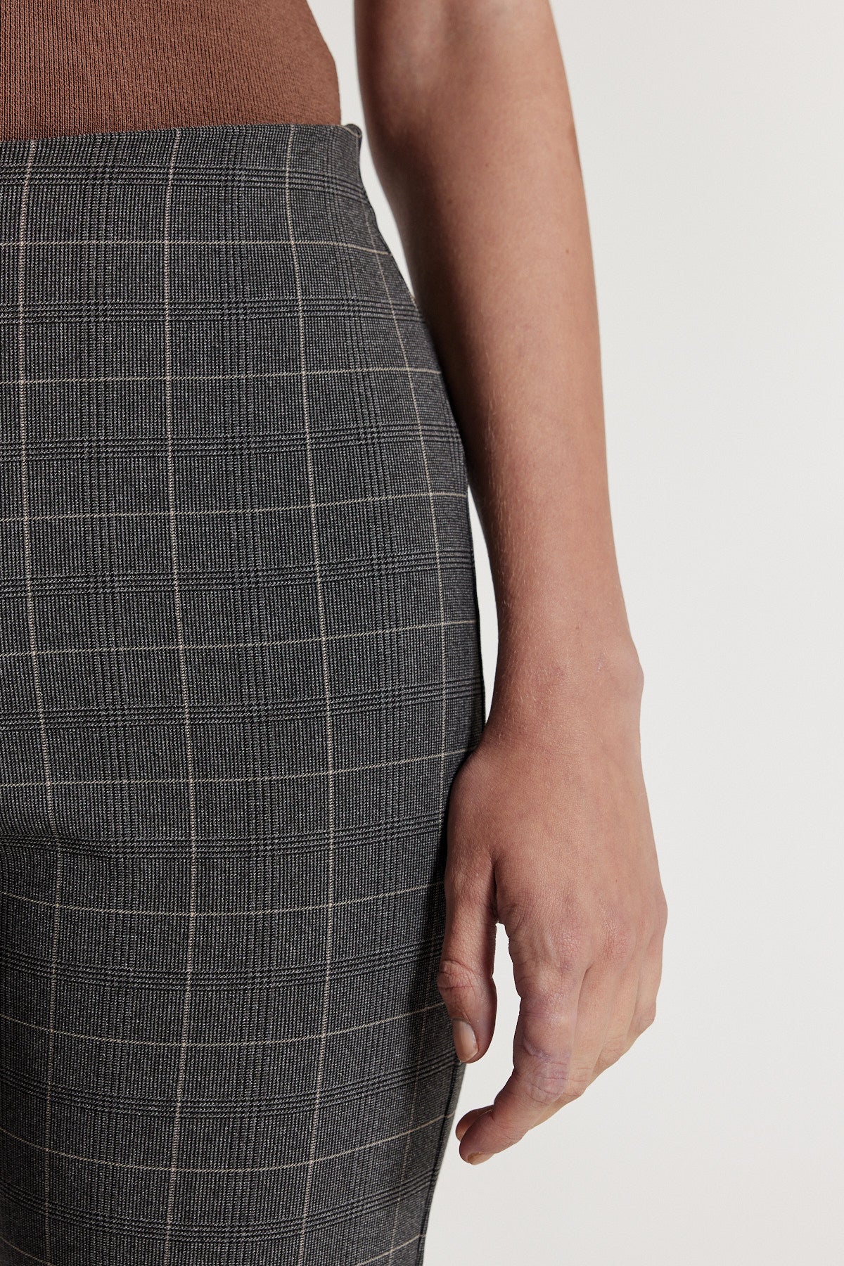 Roman Check Pant - Black/Neutral-Perri Cutten