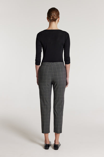 Roman Check Pant - Black/Neutral-Perri Cutten