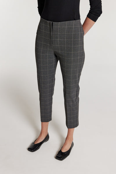 Roman Check Pant - Black/Neutral-Perri Cutten
