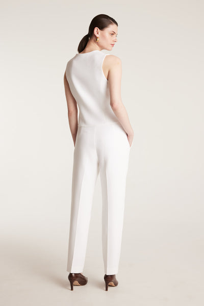 Brompton Pant - Chalk White-Perri Cutten