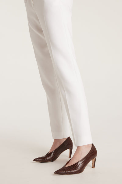 Brompton Pant - Chalk White-Perri Cutten