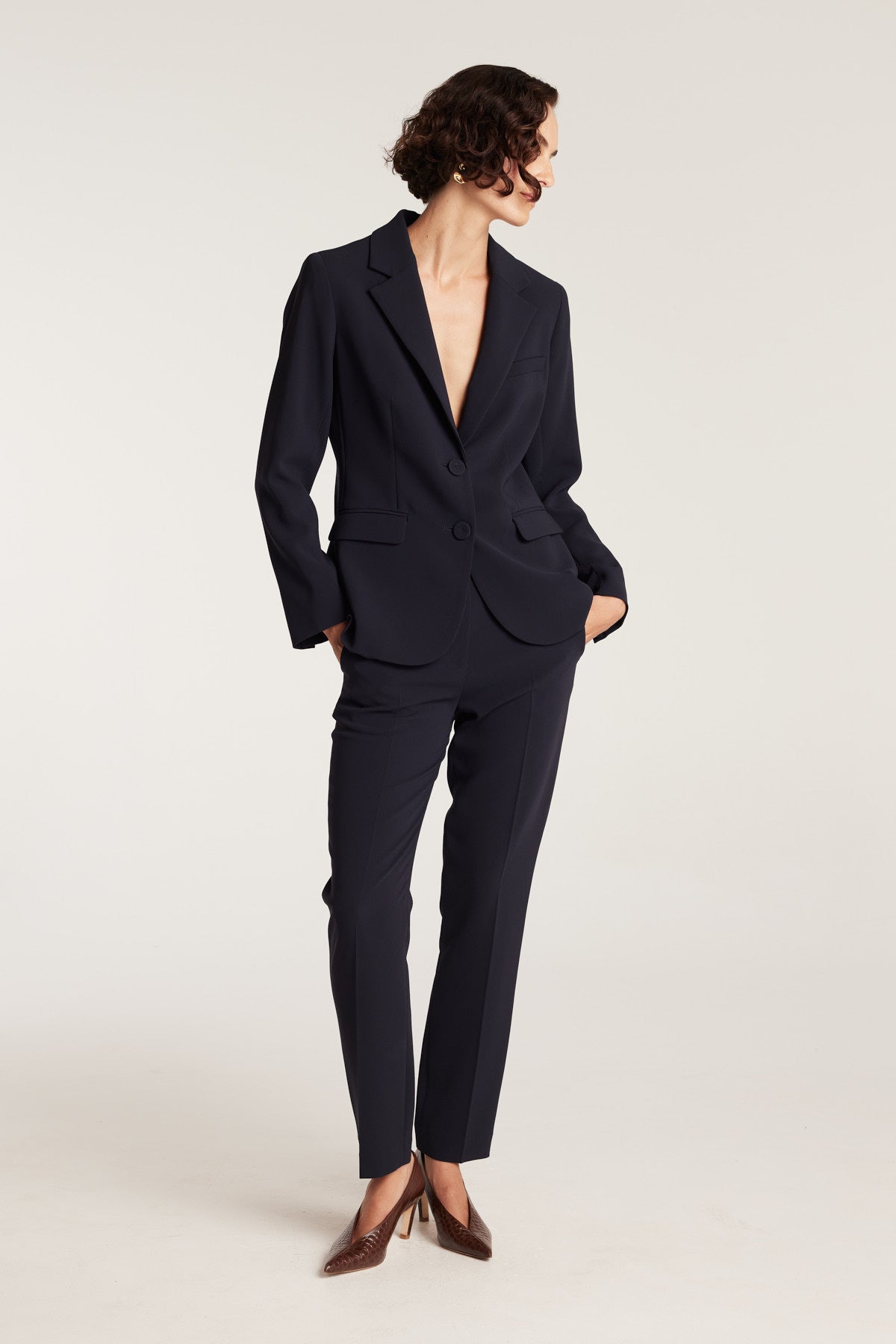 Roma Pant - Navy-Perri Cutten