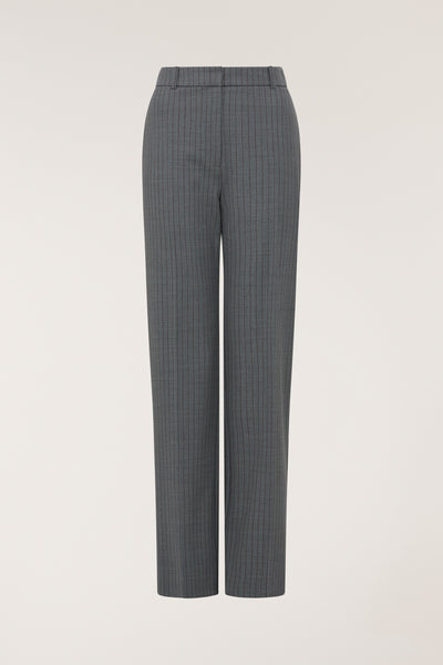 Princeton Suit Pant - Charcoal/Maroon-Perri Cutten