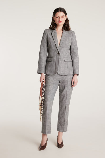 Tuscan Pant - Black/White-Perri Cutten