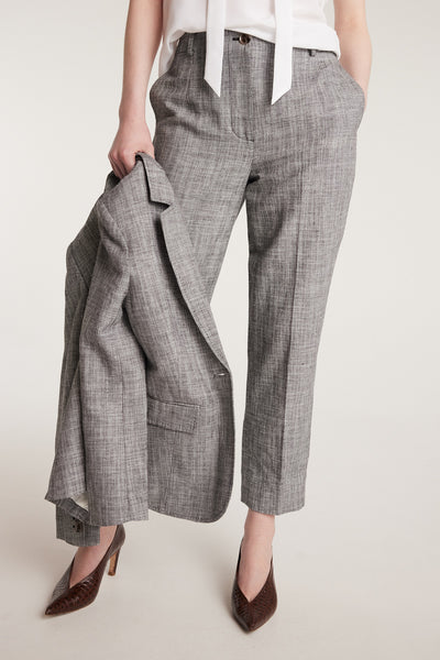 Tuscan Pant - Black/White-Perri Cutten
