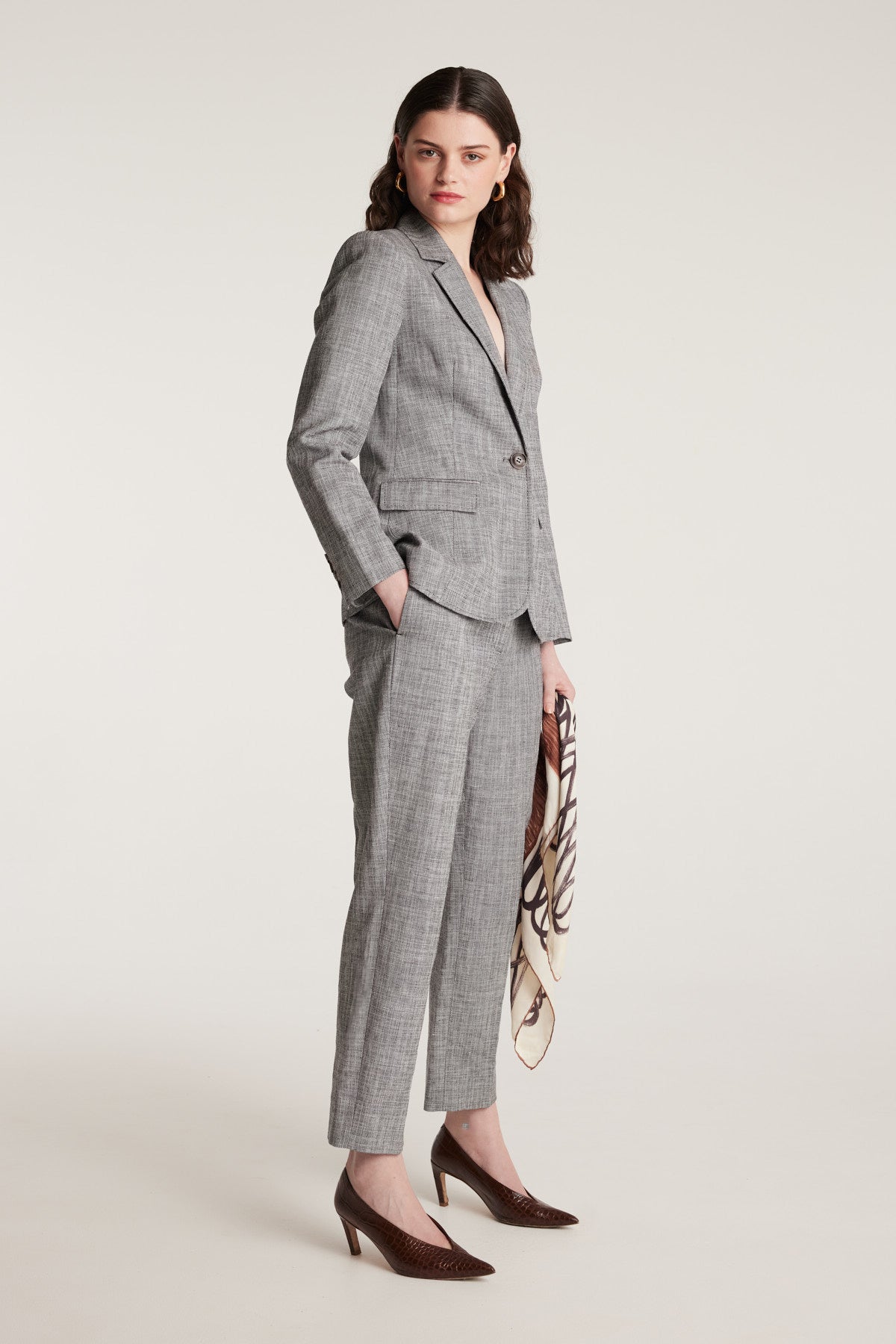 Tuscan Pant - Black/White-Perri Cutten