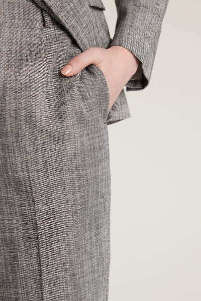 Tuscan Pant - Black/White-Perri Cutten