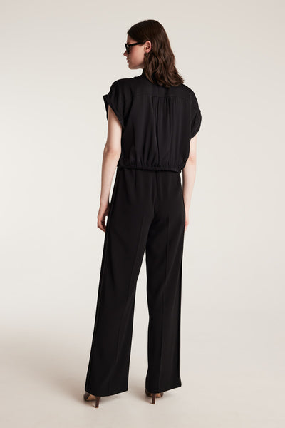 Tuxedo Pant - Black-Perri Cutten