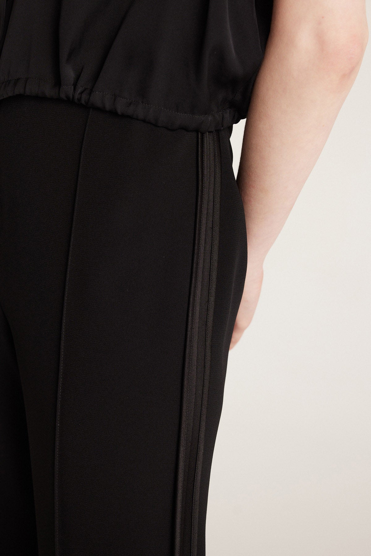 Tuxedo Pant - Black-Perri Cutten