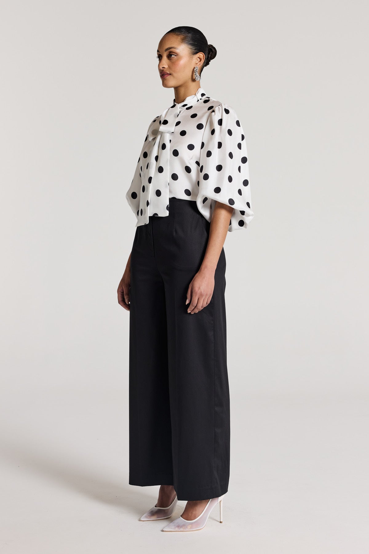 Finn Cotton Pant - Black-Perri Cutten