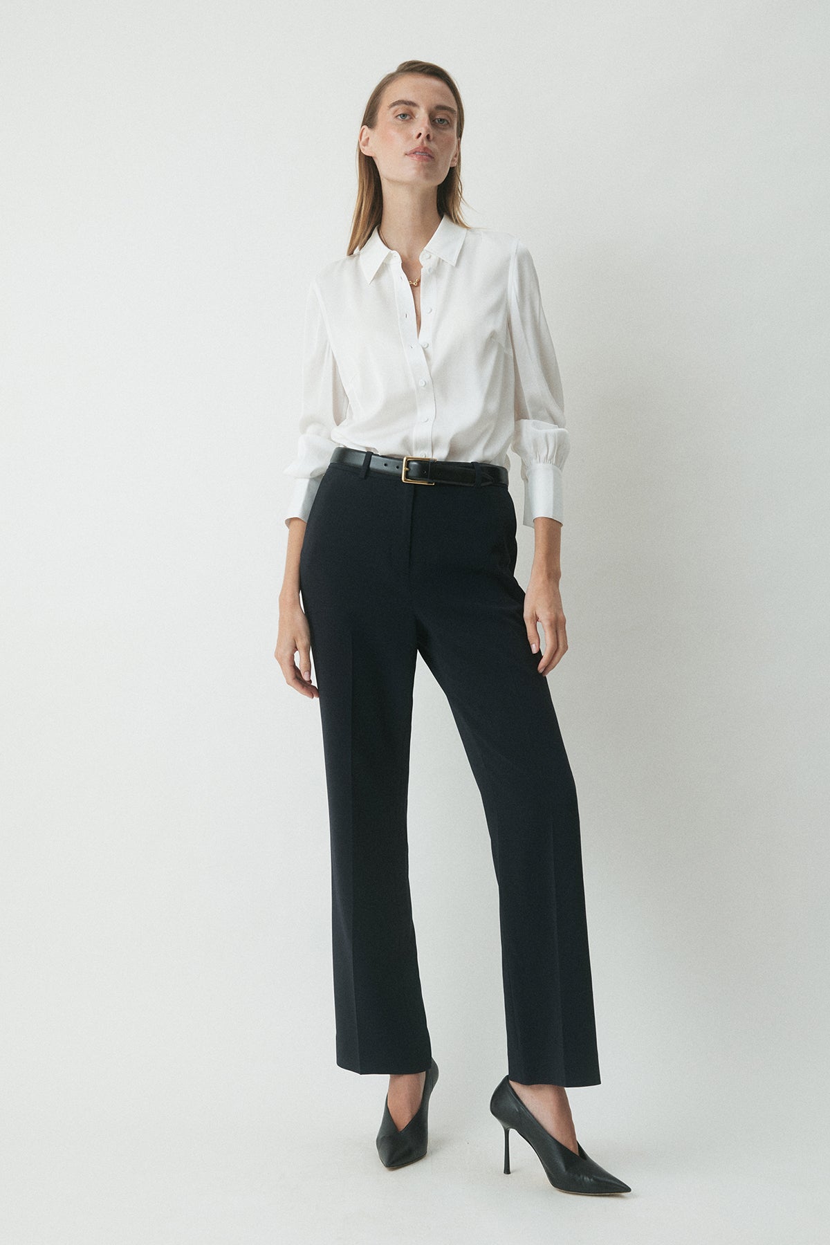 Blake Silk Shirt - Ivory