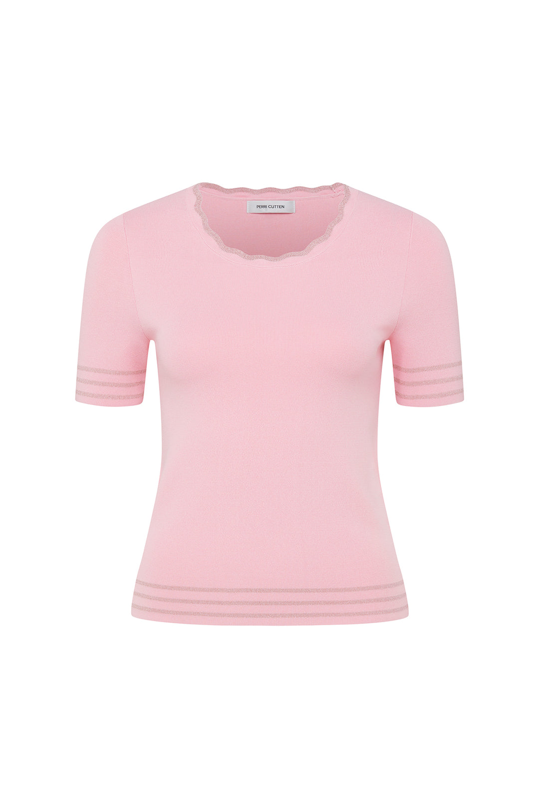 Tiana knit bare tops baby Pink（TIAN TOP - LIGHT PINK
