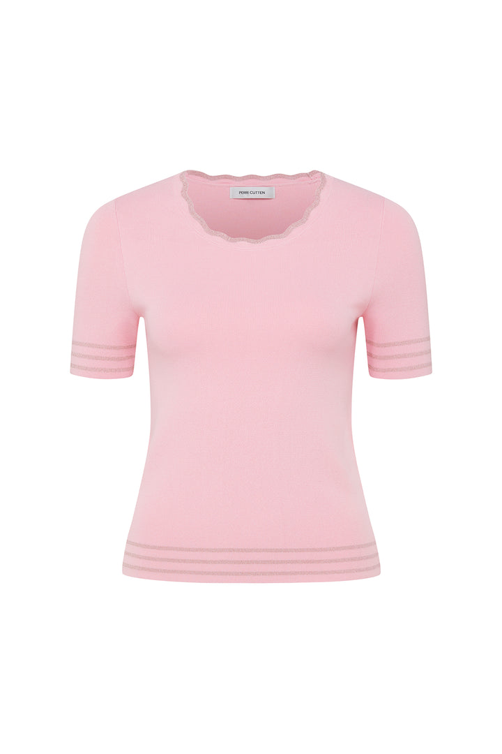 Tiana knit bare tops baby pink土日限定値下げ SWEATER KNIT CAMI | BABY PINK