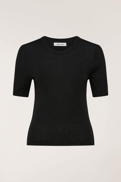 Superfine Merino Top - Black-Perri Cutten