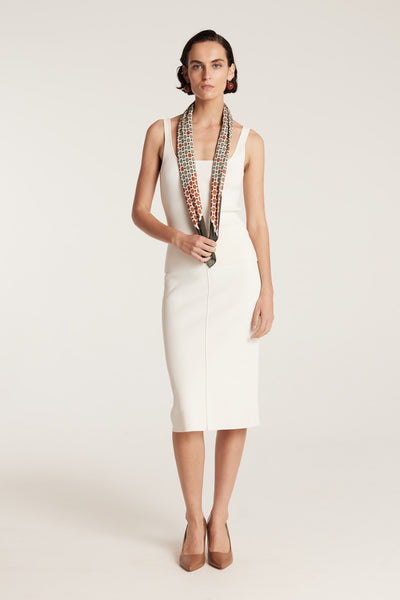 Crepe Knit Singlet - Neutral-Perri Cutten